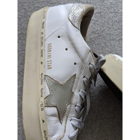Golden Goose GGDB Deluxe Brand Hi Star Womens Size 37(US 7) Low Top Leather Rare - Picture 1 of 14